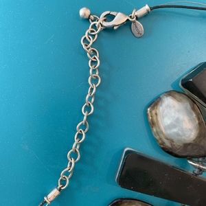 Chico's Jewelry - CHICO'S FAB LARGE FAUX AGATE ABALONE NECKLACE Chico's Jewelry - CHICO'S FAB LARGE FAUX AGATE ABALONE NECKLACE
